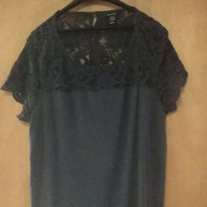 Torrid dark grey lace top